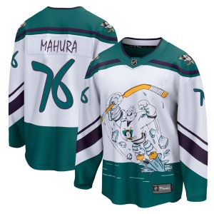 Josh Mahura Men's Fanatics Branded Anaheim Ducks Breakaway White 2020/21 Special Edition Jersey