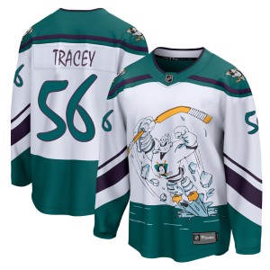 Brayden Tracey Men's Fanatics Branded Anaheim Ducks Breakaway White 2020/21 Special Edition Jersey