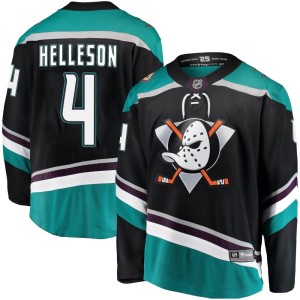 Drew Helleson Youth Fanatics Branded Anaheim Ducks Breakaway Black Alternate Jersey