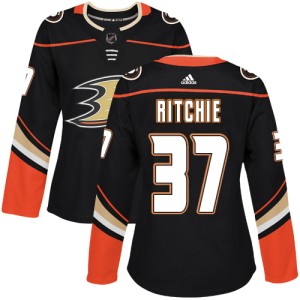 Nick Ritchie Women's Adidas Anaheim Ducks Authentic Black Home Jersey