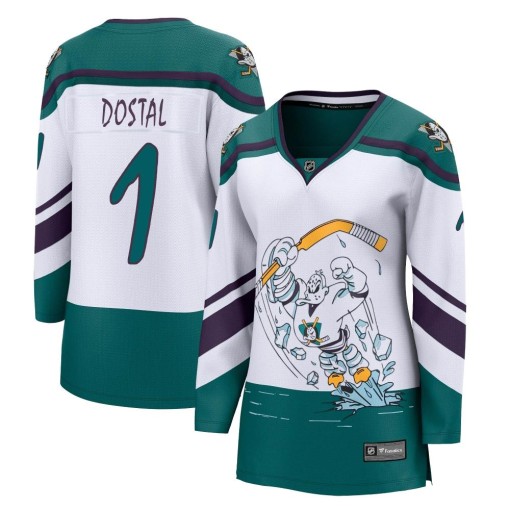 Lukas Dostal Women's Fanatics Branded Anaheim Ducks Breakaway White 2020/21 Special Edition Jersey