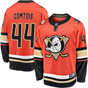 Max Comtois Men's Fanatics Branded Anaheim Ducks Premier Orange Breakaway 2019/20 Alternate Jersey