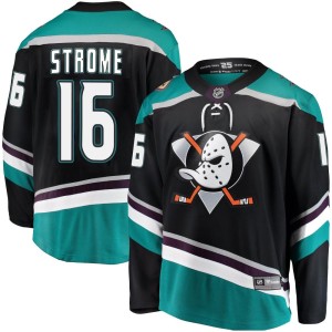 Ryan Strome Men's Fanatics Branded Anaheim Ducks Breakaway Black Alternate Jersey