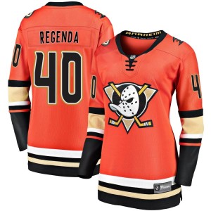 Pavol Regenda Women's Fanatics Branded Anaheim Ducks Premier Orange Breakaway 2019/20 Alternate Jersey