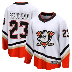 Francois Beauchemin Youth Fanatics Branded Anaheim Ducks Breakaway White Special Edition 2.0 Jersey