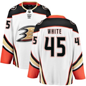 Colton White Men's Fanatics Branded Anaheim Ducks Breakaway White Away Jersey