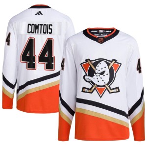 Max Comtois Youth Adidas Anaheim Ducks Authentic White Reverse Retro 2.0 Jersey