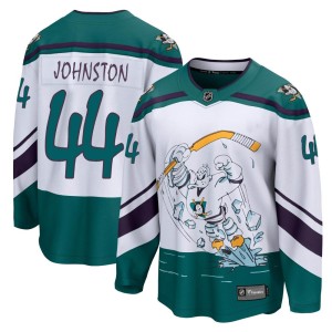 Ross Johnston Men's Fanatics Branded Anaheim Ducks Breakaway White 2020/21 Special Edition Jersey