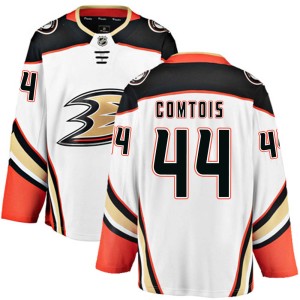 Max Comtois Youth Fanatics Branded Anaheim Ducks Breakaway White Away Jersey