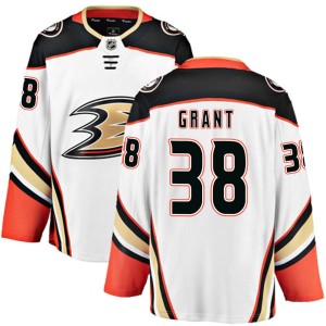 Derek Grant Youth Fanatics Branded Anaheim Ducks Breakaway White Away Jersey