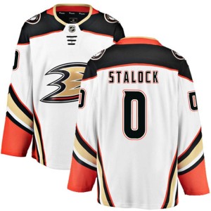 Alex Stalock Youth Fanatics Branded Anaheim Ducks Breakaway White Away Jersey